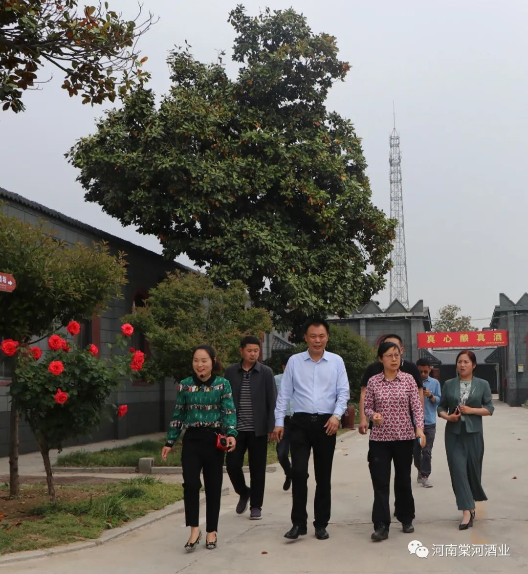 西平縣政協(xié)主席張新一行到棠河酒業(yè)集團調研指導工作